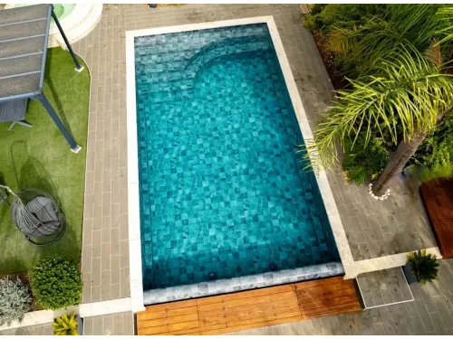 Пленка ПВХ (лайнер) (рулон 1,65*25 м.) HAOGENPLAST 3D STONE TILE 1,65 мм. Tropic