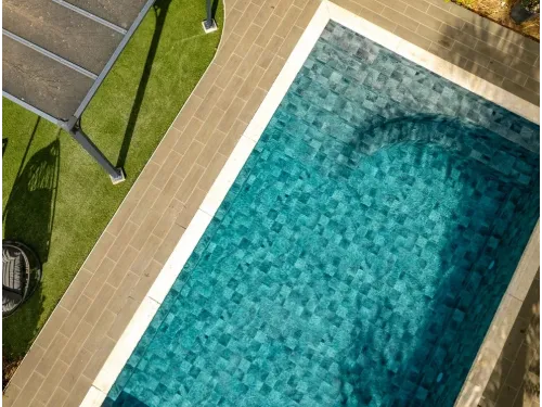 Пленка ПВХ (лайнер) (рулон 1,65*25 м.) HAOGENPLAST 3D STONE TILE 1,65 мм. Tropic