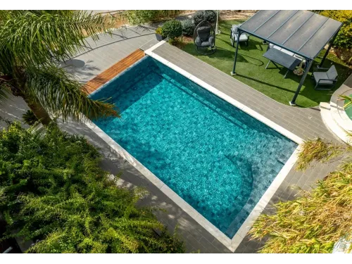 Пленка ПВХ (лайнер) (рулон 1,65*25 м.) HAOGENPLAST 3D STONE TILE 1,65 мм. Tropic