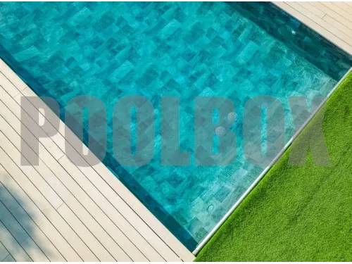 Пленка ПВХ (лайнер) (рулон 1,65*25 м.) HAOGENPLAST 3D STONE TILE 1,65 мм. Elegance