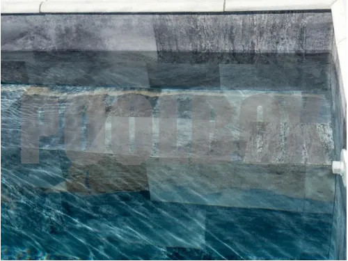 Пленка ПВХ (лайнер) (рулон 1,65*25 м.) HAOGENPLAST 3D STONE TILE 1,65 мм. Grey