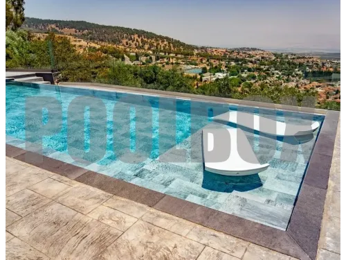 Пленка ПВХ (лайнер) (рулон 1,65*25 м.) HAOGENPLAST 3D STONE TILE 1,65 мм. Grey