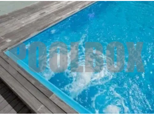Пленка ПВХ (лайнер) (рулон 1,65*25 м.) HAOGENPLAST 1,65 мм. 3D Blue 8283