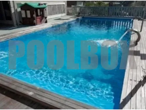Пленка ПВХ (лайнер) (рулон 1,65*25 м.) HAOGENPLAST 1,65 мм. 3D Blue 8283
