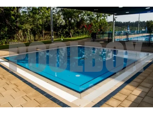 Пленка ПВХ (лайнер) (рулон 2,05*25 м.) HAOGENPLAST UNICOLORS STANDART 1,5 мм. Blue 8283 (голубая)