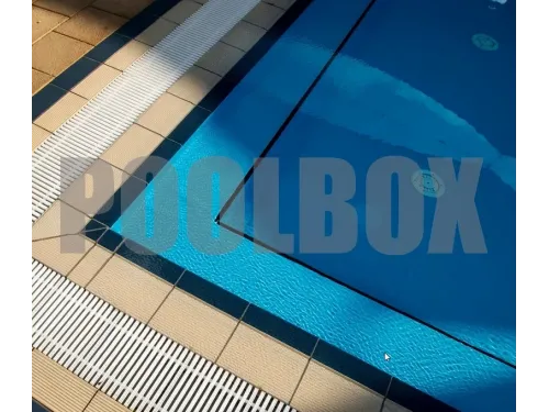 Пленка ПВХ (лайнер) (рулон 2,05*25 м.) HAOGENPLAST UNICOLORS STANDART 1,5 мм. Blue 8283 (голубая)