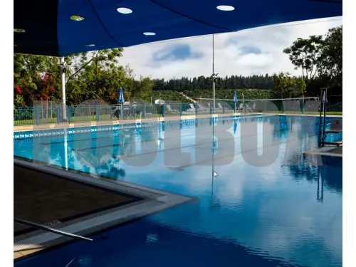 Пленка ПВХ (лайнер) (рулон 2,05*25 м.) HAOGENPLAST UNICOLORS STANDART 1,5 мм. Blue 8283 (голубая)