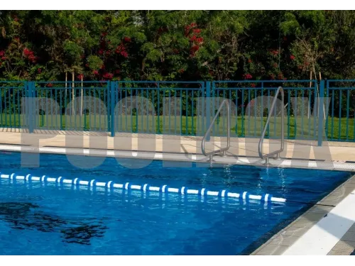 Пленка ПВХ (лайнер) (рулон 2,05*25 м.) HAOGENPLAST UNICOLORS STANDART 1,5 мм. Blue 8283 (голубая)