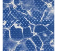 Пленка ПВХ (лайнер) (рулон 1,65*25 м.) HAOGENPLAST PRINT NEW GENERETION 1,5 мм. GALIT NG Antislip BLUE SPARKS (светлый мрамор) противоскользящая