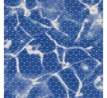 Пленка ПВХ (лайнер) (рулон 1,65*25 м.) HAOGENPLAST PRINT NEW GENERETION 1,5 мм. GALIT NG Antislip BLUE SPARKS (светлый мрамор) противоскользящая