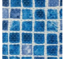 Пленка ПВХ (лайнер) (рулон 1,65*25 м.) HAOGENPLAST PRINT NEW GENERETION 1,5 мм. Antislip  SNAPIR NG BLUE (темно-синяя мозаика) противоскользящая