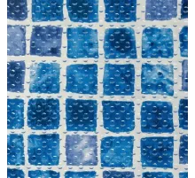 Пленка ПВХ (лайнер) (рулон 1,65*25 м.) HAOGENPLAST PRINT NEW GENERETION 1,5 мм. Antislip  SNAPIR NG BLUE (темно-синяя мозаика) противоскользящая