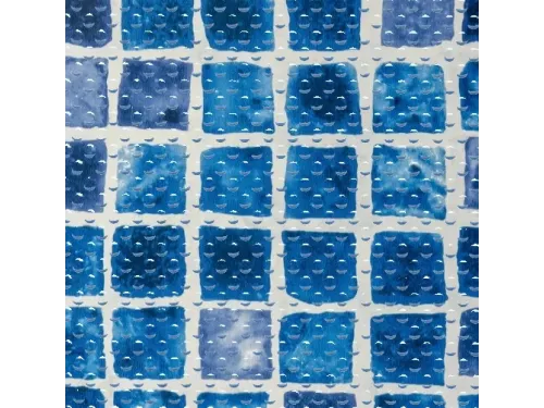 Пленка ПВХ (лайнер) (рулон 1,65*25 м.) HAOGENPLAST PRINT NEW GENERETION 1,5 мм. Antislip  SNAPIR NG BLUE (темно-синяя мозаика) противоскользящая