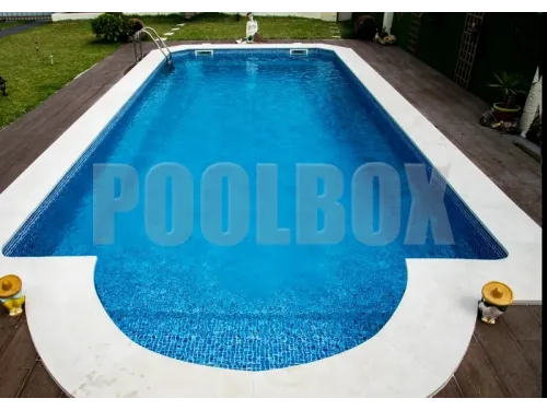 Пленка ПВХ (лайнер) (рулон 1,65*25 м.) HAOGENPLAST PRINT NEW GENERETION 1,5 мм. SNAPIR NG BLUE (темно-синяя мозаика)