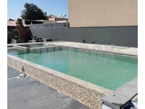 Пленка ПВХ (лайнер) (рулон 1,65*25 м.) HAOGENPLAST PRINT NEW GENERETION 1,5 мм. SNAPIR NG EARTH (земля, мозаика)