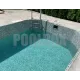 Пленка ПВХ (лайнер) (рулон 1,65*25 м.) HAOGENPLAST PRINT NEW GENERETION 1,5 мм. SNAPIR NG GREY/PLATINUM (серая мозаика)