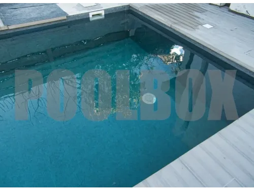 Пленка ПВХ (лайнер) (рулон 1,65*25 м.) HAOGENPLAST 3D TILE FLEX 1,8 мм. SLATE (сланец черный, антрацит)