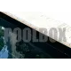 Пленка ПВХ (лайнер) (рулон 2,05*25 м.) HAOGENPLAST UNICOLORS STANDART 1,5 мм. Dark 9902 (черная)
