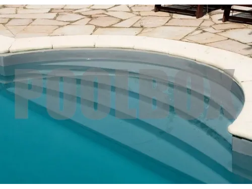 Пленка ПВХ (лайнер) (рулон 2,05*25 м.) HAOGENPLAST UNICOLORS STANDART 1,5 мм. Dark grey 9133 (темно-серая)