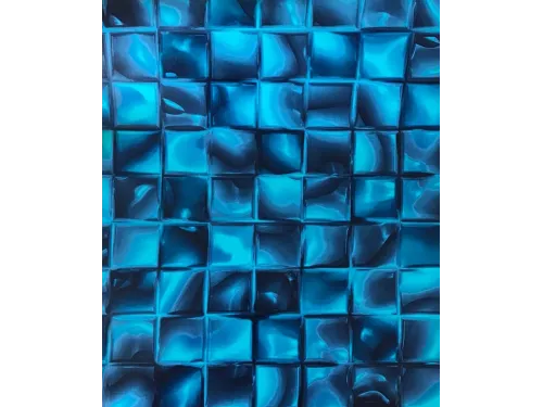 Пленка ПВХ (лайнер) (рулон 1,65*25 м.) CGT PF4000 HD GREEN JAMAICAN JELLISTONE 1,5 мм. (крупная 3D мозаика)