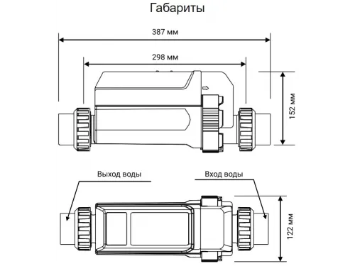 Хлоргенератор Aquaviva Crystal (от 8 гр/час до 20 гр/час) до 85 м.куб.