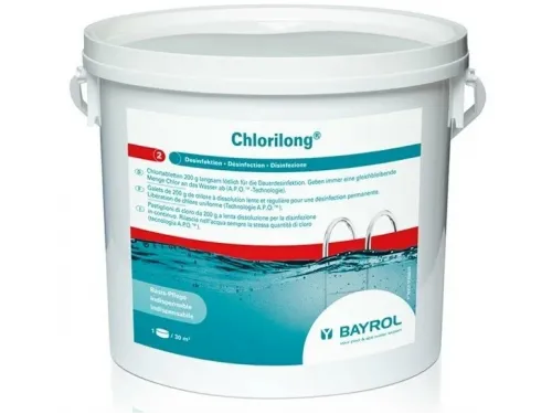Хлорилонг 200 (ведро 5 кг.) таблетки 200 гр. обеззараживание на основе хлора Bayrol