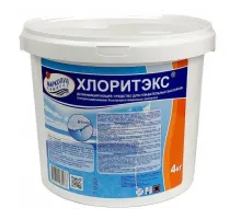 ХЛОРИТЭКС (гранулы, ударный) (ведро 4 кг.) обеззараживание на основе хлора