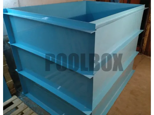 Полипропиленовая купель 1,5 х 1,5 х 1,8 м.