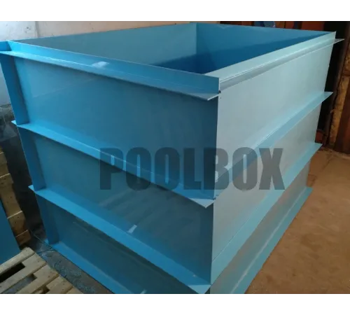 Полипропиленовая купель 1,5 х 0,8 х 1,5 м.