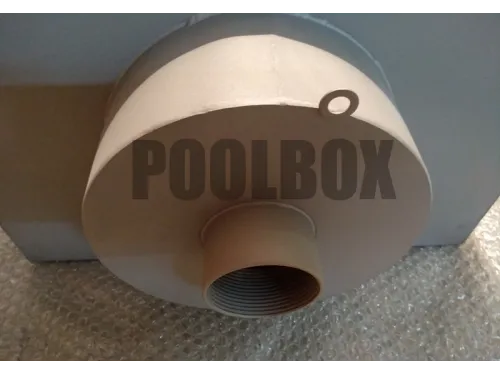 Скиммер АТ 05.12 (универс.) V 35 л., из нерж. стали AISI-304, с широкой рамкой, с переливом