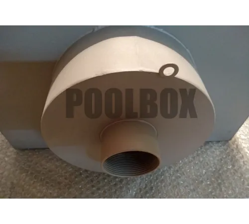 Скиммер АТ 05.12M (универс.) V 35 л., из нерж. стали AISI-316, с широкой рамкой, с переливом