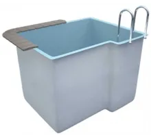 Композитная купель Йовик 2,36*1,96*1,80 м., Франмер