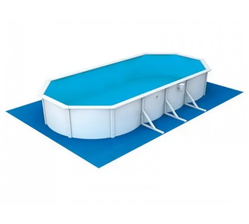 Каркасный бассейн Акватюнинг Премиум 7,3*3,6*1,3 м. (овал) (каркас/пленка/скиммер/форсунка/подстилка/тент/лестница/фильтр)