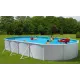 Каркасный бассейн Акватюнинг Премиум 7,3*3,6*1,3 м. (овал) (каркас/пленка/скиммер/форсунка/подстилка/тент/лестница/фильтр)