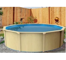 Каркасный бассейн Акватюнинг Премиум д.3,6*1,3 м. (круг) (каркас/пленка/скиммер/форсунка/подстилка/тент/лестница/фильтр)