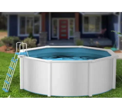 Каркасный бассейн Акватюнинг Премиум д.3,6*1,3 м. (круг) (каркас/пленка/скиммер/форсунка/подстилка/тент/лестница/фильтр)