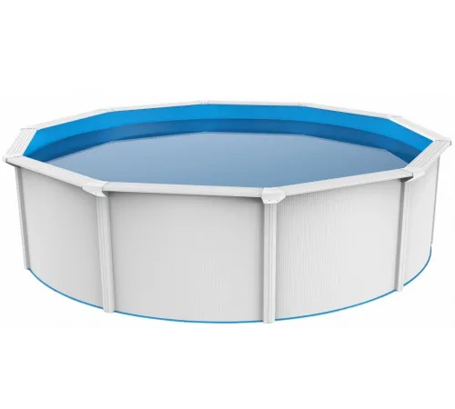 Каркасный бассейн Акватюнинг Премиум д.3,6*1,3 м. (круг) (каркас/пленка/скиммер/форсунка/подстилка/тент/лестница/фильтр)