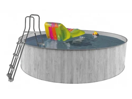 Каркасный бассейн Акватюнинг Стандарт д.3,6*1,2 м. (круг) (каркас/пленка/скиммер/форсунка/тент/лестница/фильтр)