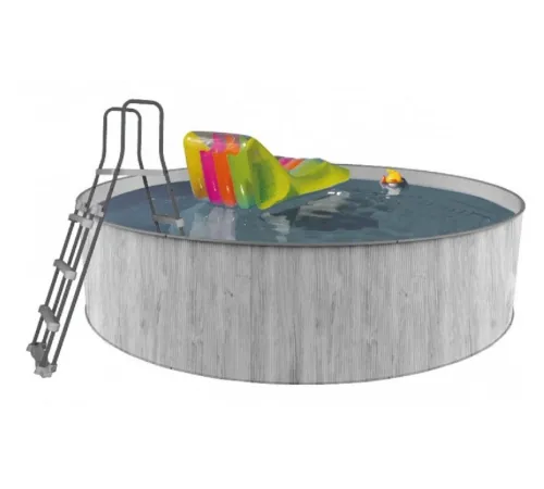 Каркасный бассейн Акватюнинг Стандарт д.3,6*1,2 м. (круг) (каркас/пленка/скиммер/форсунка/тент/лестница/фильтр)