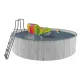 Каркасный бассейн Акватюнинг Стандарт д.3,6*1,2 м. (круг) (каркас/пленка/скиммер/форсунка/тент/лестница/фильтр)