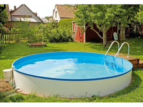 Каркасный бассейн Акватюнинг Стандарт д.3,6*1,2 м. (круг) (каркас/пленка/скиммер/форсунка/тент/лестница/фильтр)