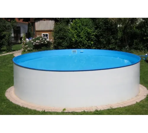 Каркасный бассейн Акватюнинг Стандарт д.3,6*1,2 м. (круг) (каркас/пленка/скиммер/форсунка/тент/лестница/фильтр)