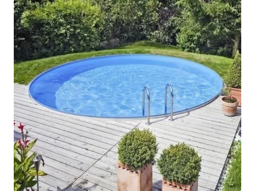 Каркасный бассейн Акватюнинг Стандарт д.3,6*1,2 м. (круг) (каркас/пленка/скиммер/форсунка/тент/лестница/фильтр)