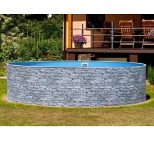 Каркасный бассейн AZURO Stone д. 3,6х1.2 м. (круг), Mountfield (каркас/пленка)