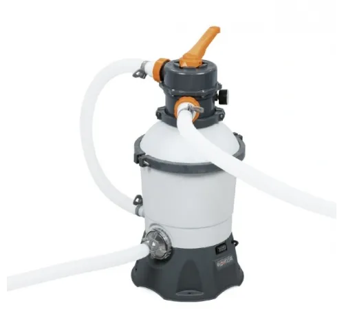 Каркасный бассейн Bestway Ротанг 56946 (488х305х107 см) с песочным фильтром, лестницей и защитным тентом