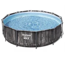 Каркасный бассейн Bestway Wood Style 5614Z (427х107 см) с картриджным фильтром, тентом и лестницей