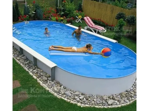 Каркасный бассейн Exklusiv Ovalform 11,0х5,5х1,5 м. (овал) Summer Fun (каркас/пленка)