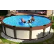 Каркасный бассейн Контемпра д. 5.50 х 1,35 м., Atlantic Pool (каркас/пленка/фильтр с насосом/скиммер/форсунка/лестница/шланги)