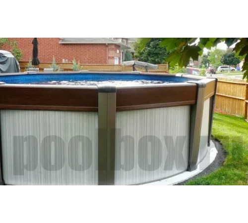 Каркасный бассейн Контемпра д. 4,60 х 1,35 м., Atlantic Pool (каркас/пленка/фильтр с насосом/скиммер/форсунка/лестница/шланги)