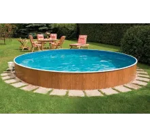 Каркасный бассейн AZURO 401 DL д. 4,6х1.1 м. (круг), Mountfield (каркас/пленка)